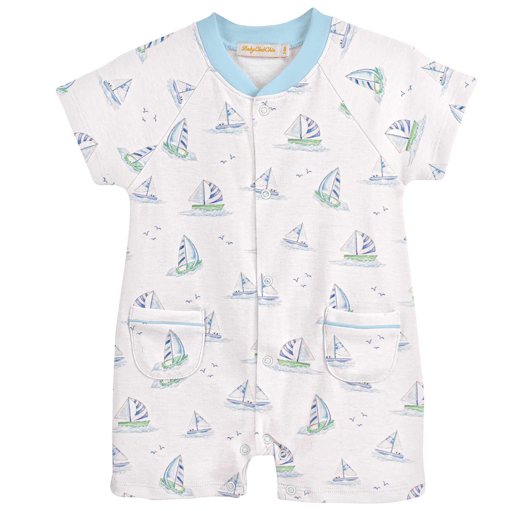 Blue Sails Romper