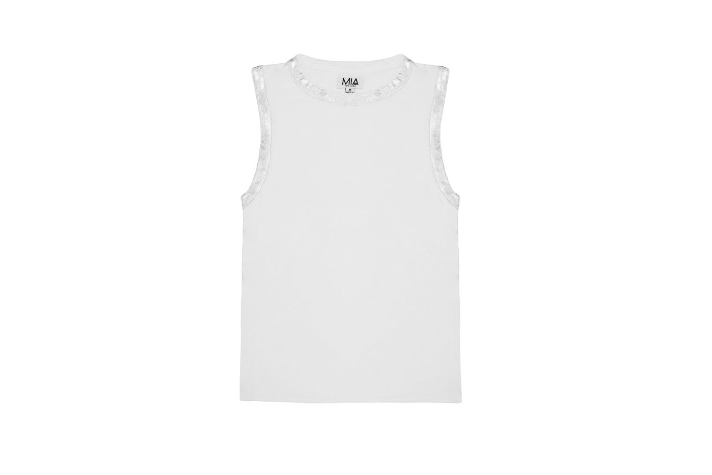Foil White Tank
