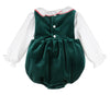 Velvet Holiday Romper