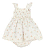 Watercolor Flora Smock Sundress