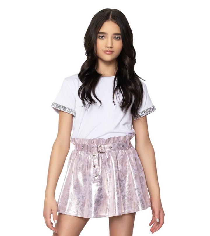 White Lux Tee
