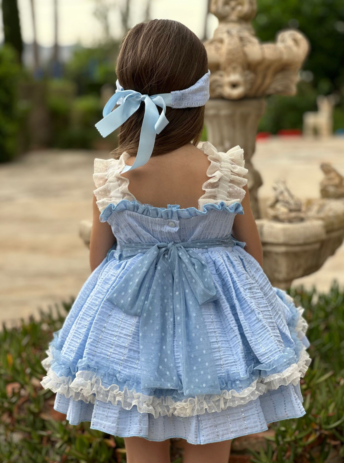 The Helen Dress in Blue