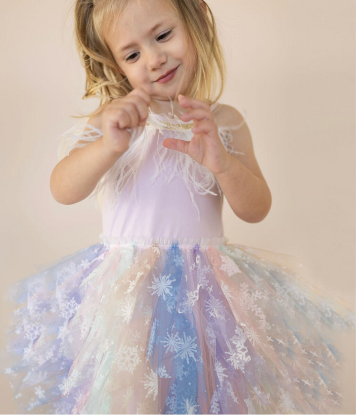 Rainbow Flake Dress