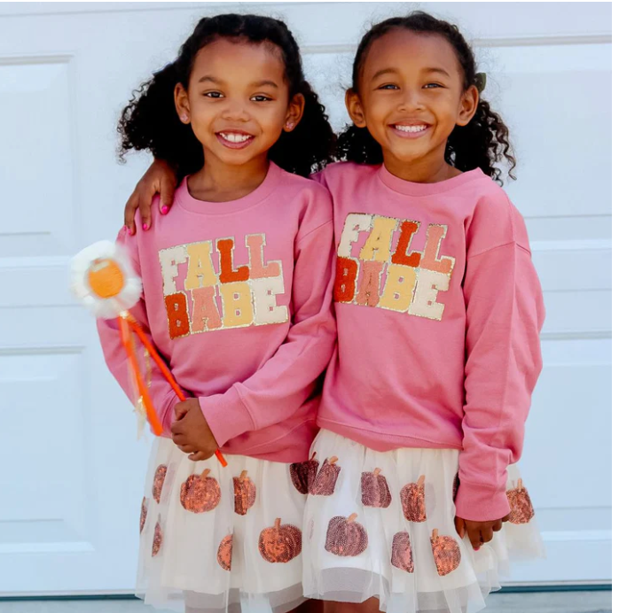 Fall Babe Patch Sweatshirt