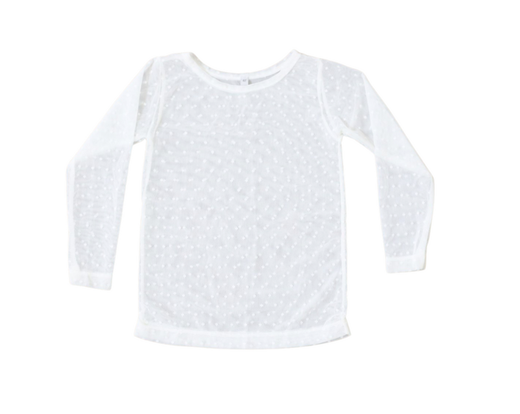 Swiss Dot Layering Top