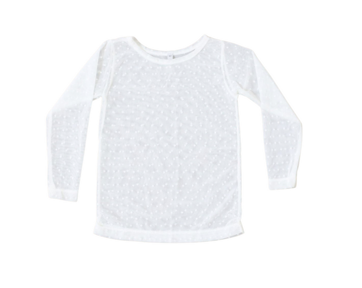 Swiss Dot Layering Top