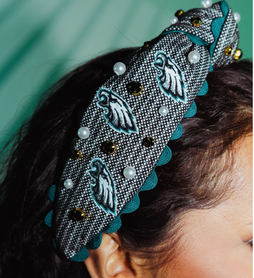 Philadelphia Eagles Adult Cross Stitch Headband