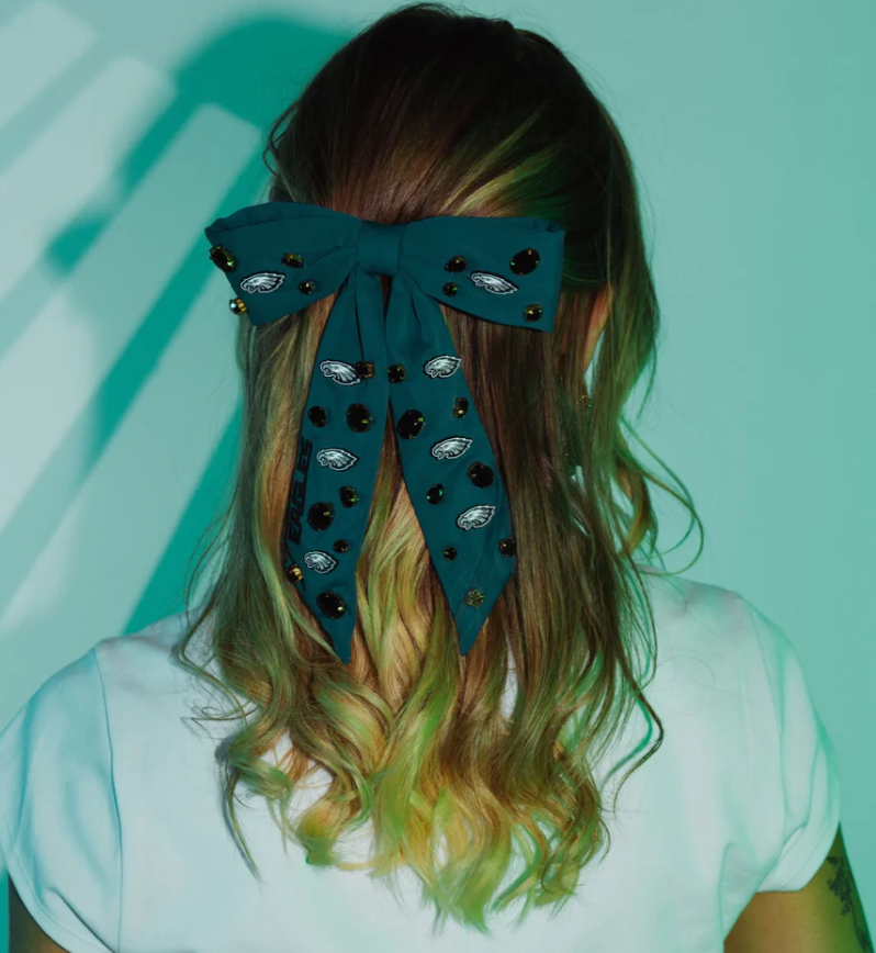 Philadelphia Eagles Bow Barrette