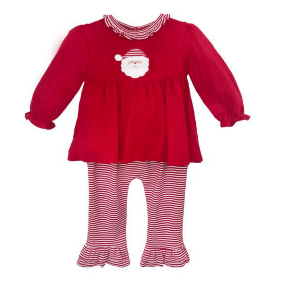 Girl's Santa Legging Set