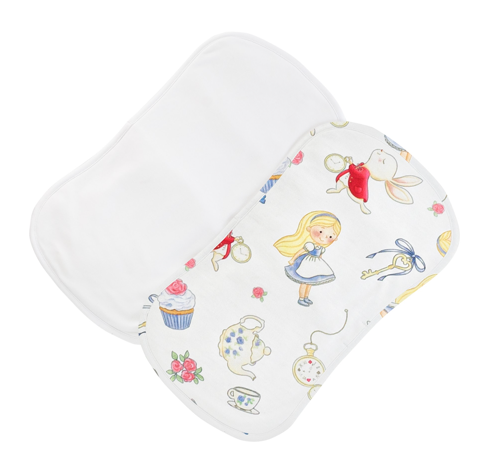 Tea Party Burp Cloth Set