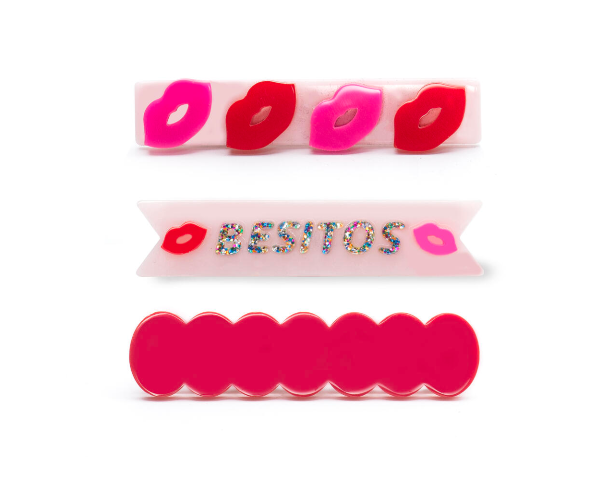 Kisses Hair Clips