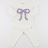 Ruffle Bow Lavender Set