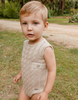Camel Sleeveless Romper