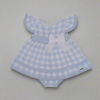 Blue Gingham Check Dress