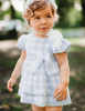 Blue Gingham Check Dress
