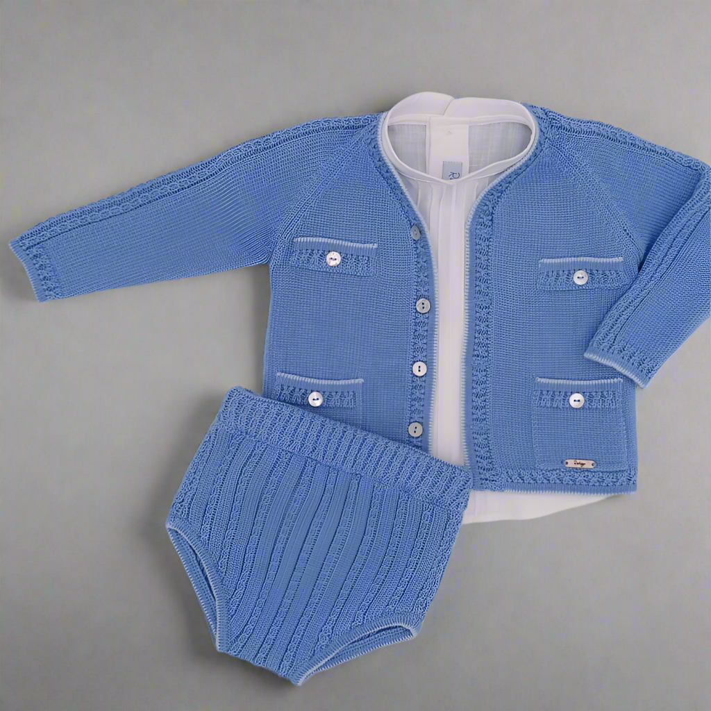 Sky Blue Sweater Set