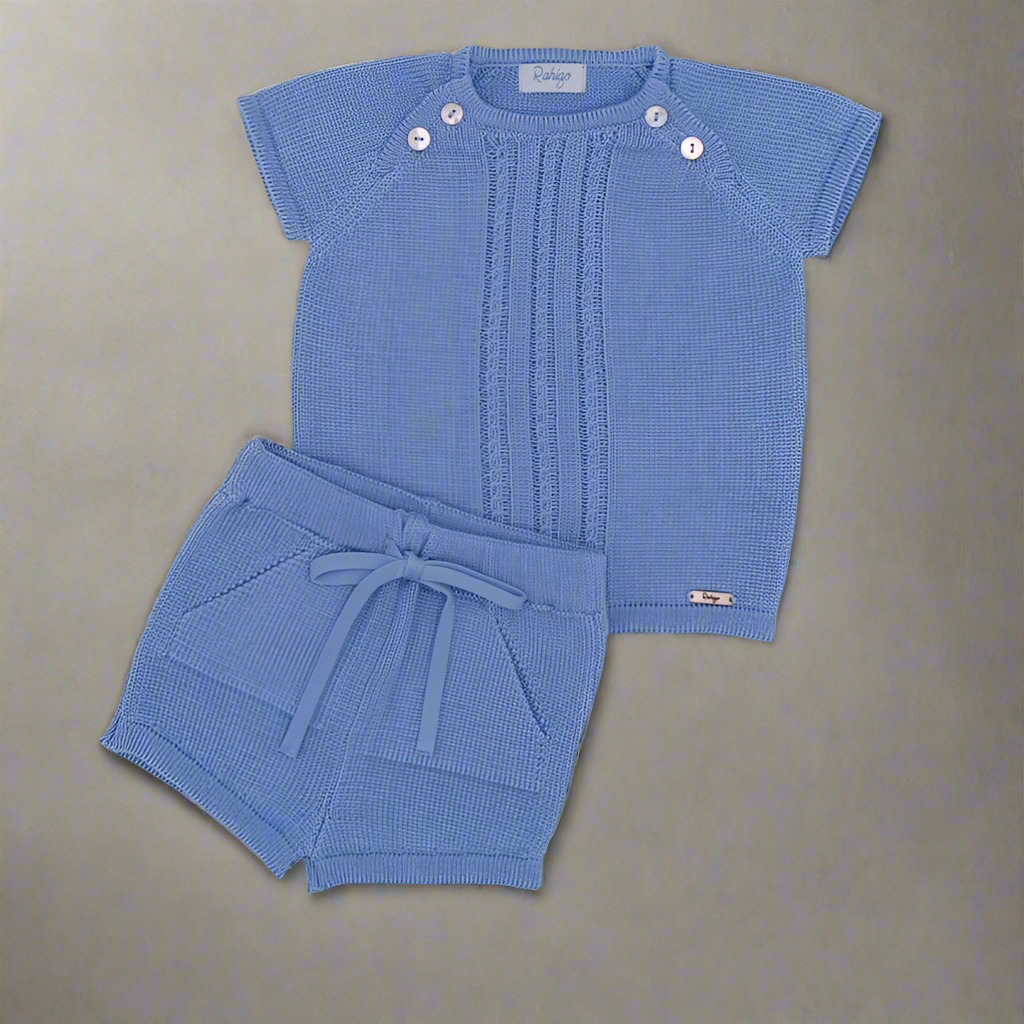 Sky Blue Shirt and Shorts