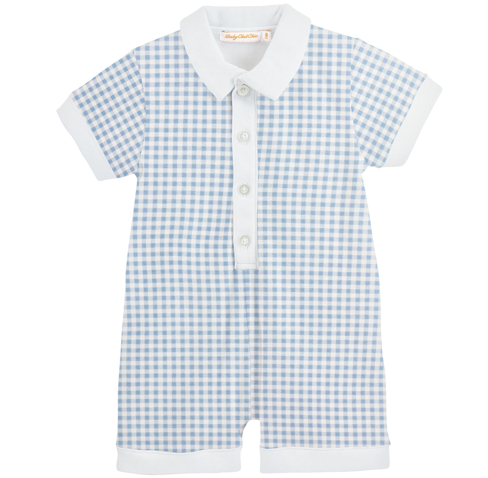 Mini Checks Printed Romper