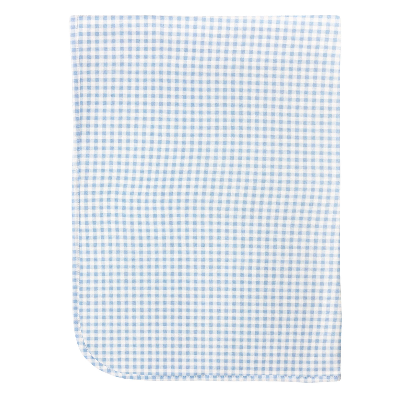 Blue Mini Checks Printed Blanket