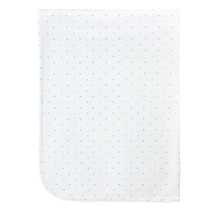 Blue Dots Printed Blanket