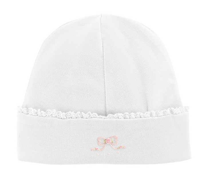 White Pretty Bows Hat