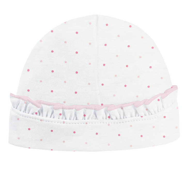 Pink Dots Printed Hat
