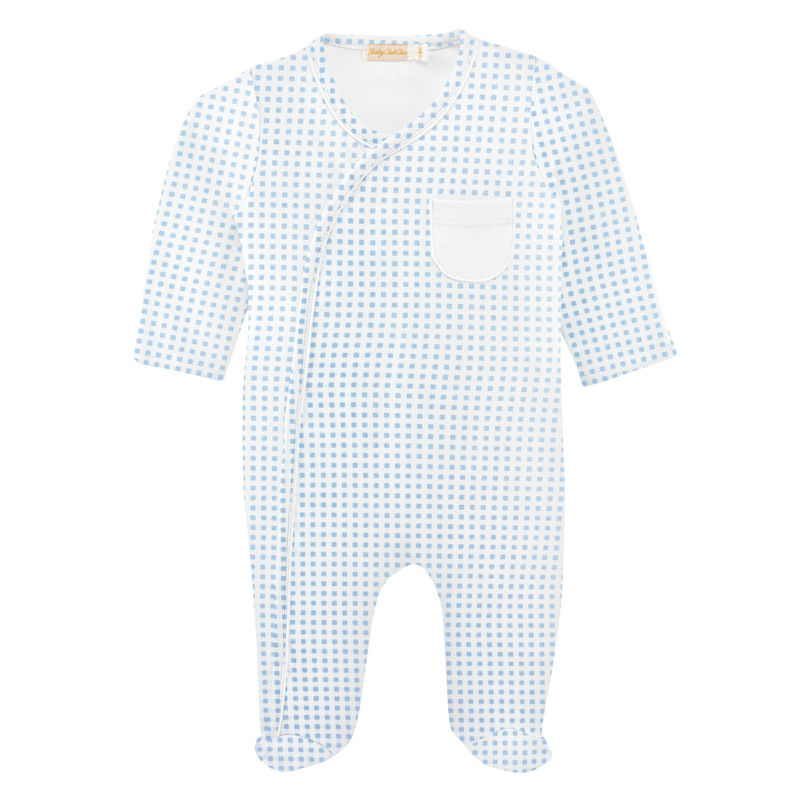 Mini Checks Printed Footie