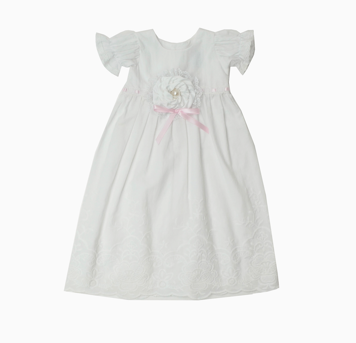 Soulful White Baby Gown