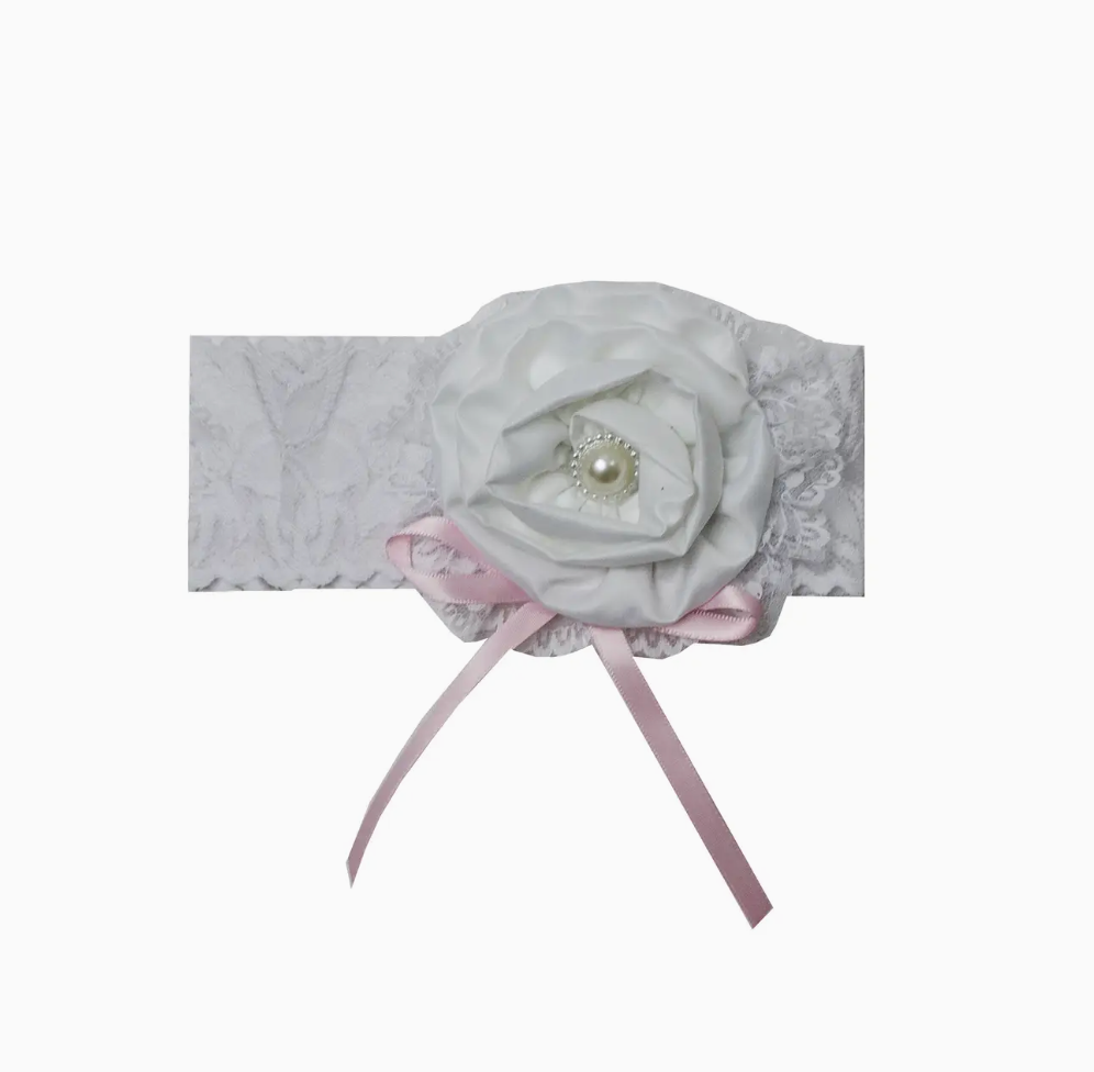 White Cotton Headband