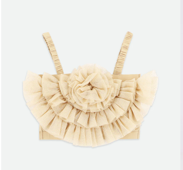 Rosetta Tulle Top