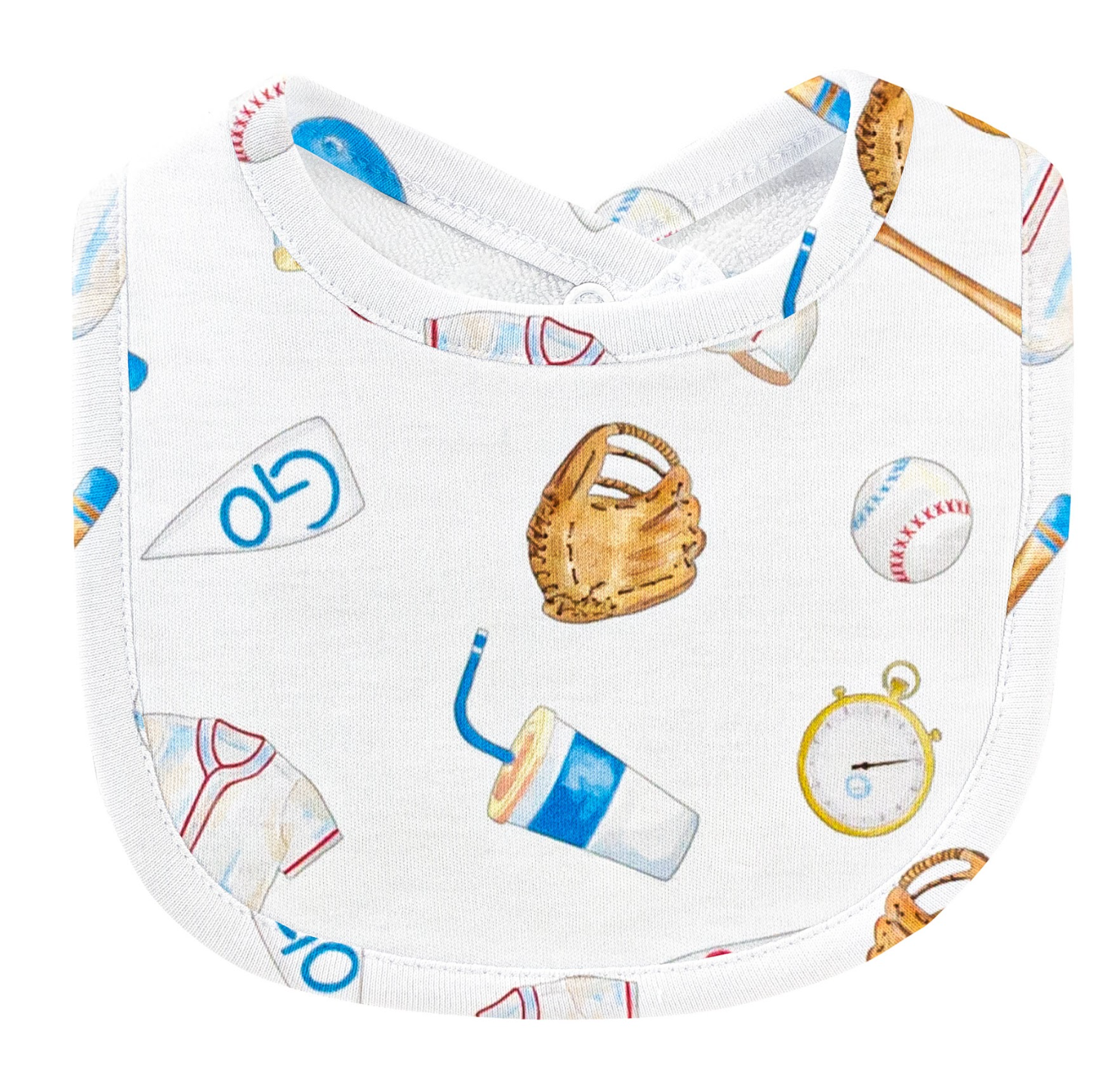 Home Run Baseball Printed Bib