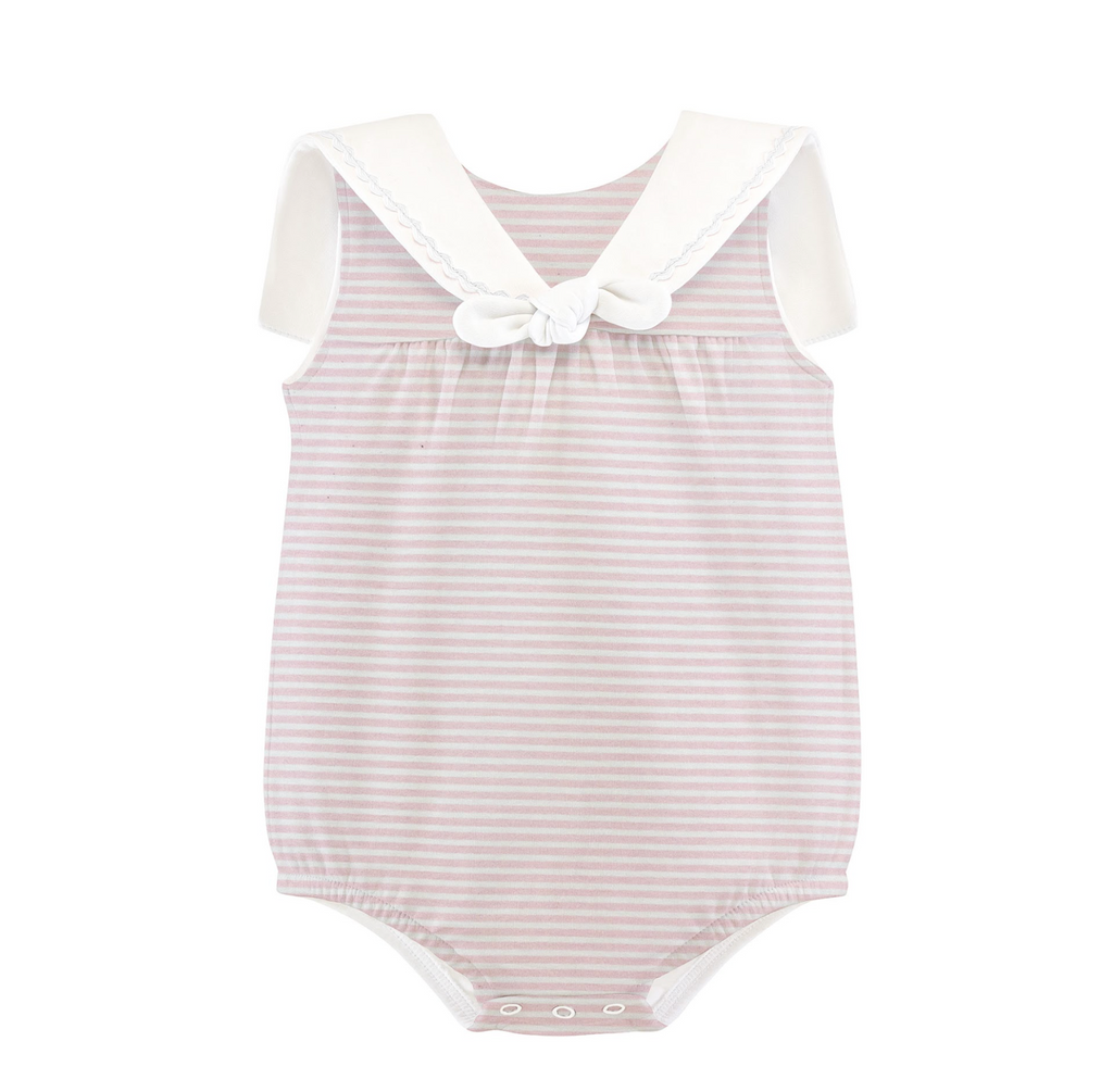 Pink Stripes Printed Bubble