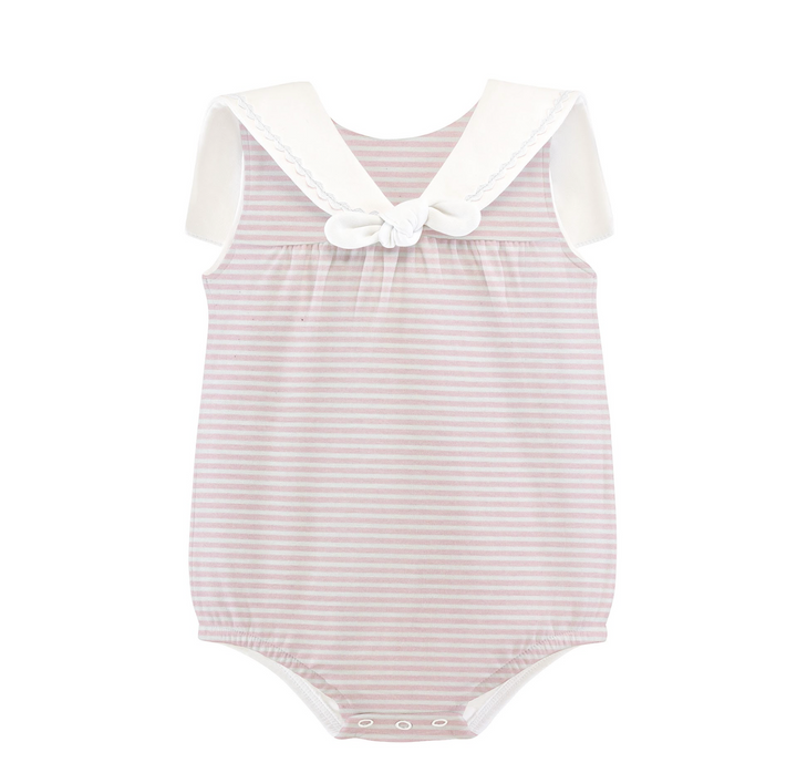 Pink Stripes Printed Bubble