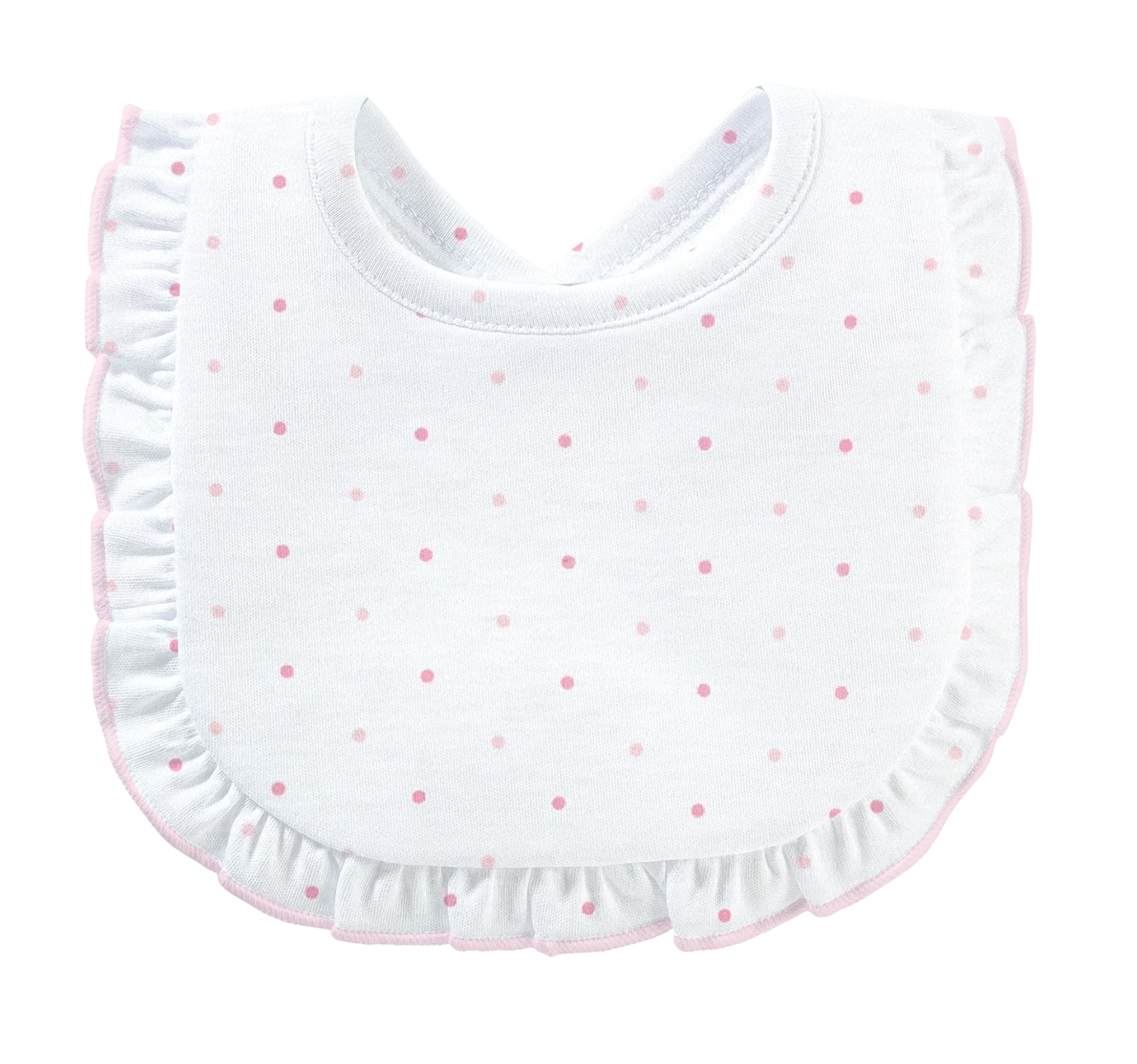 Pink Dots Printed Bib