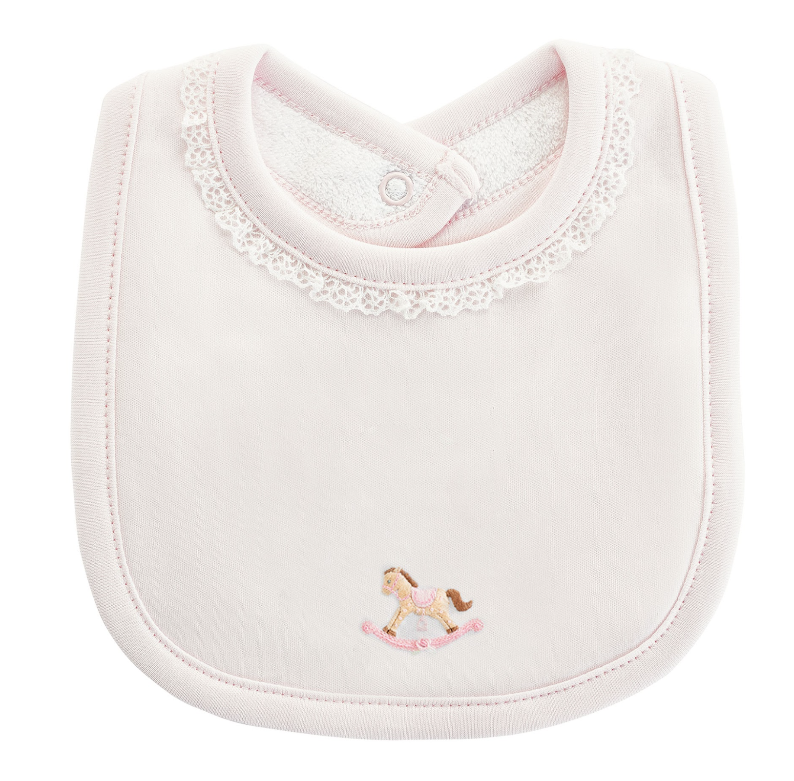 Rocking Horse Pink Bib