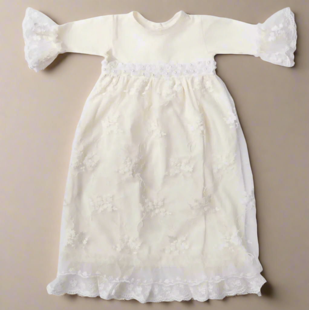 Haute Baby Anna Corinne Baby Gown