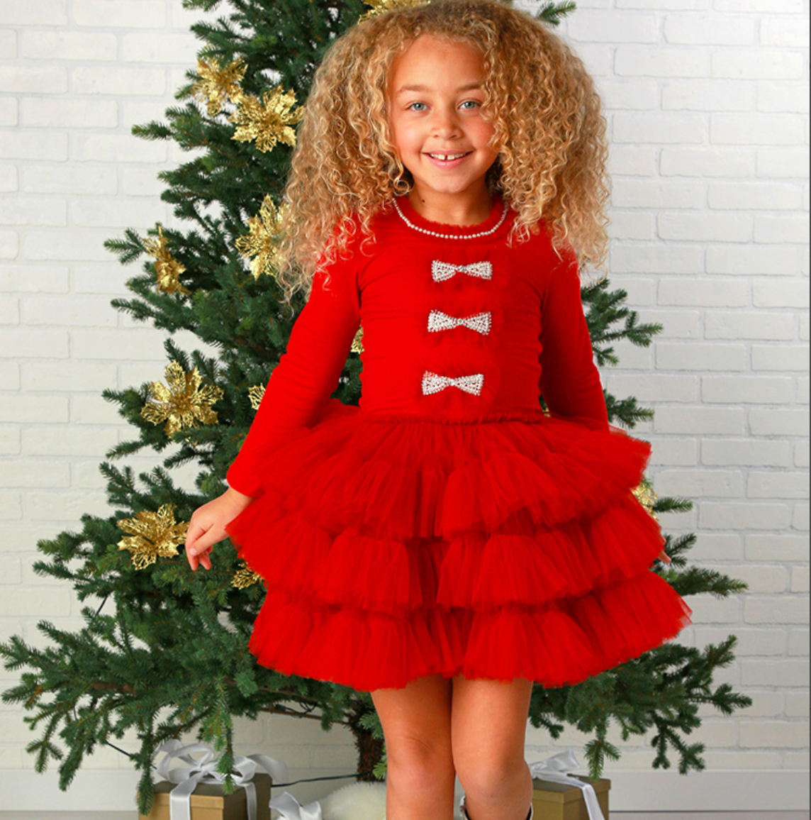 Elise Red Ruby Dress