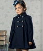 Navy Wool Coat
