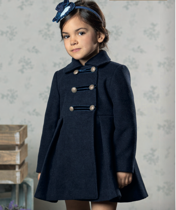 Navy Wool Coat