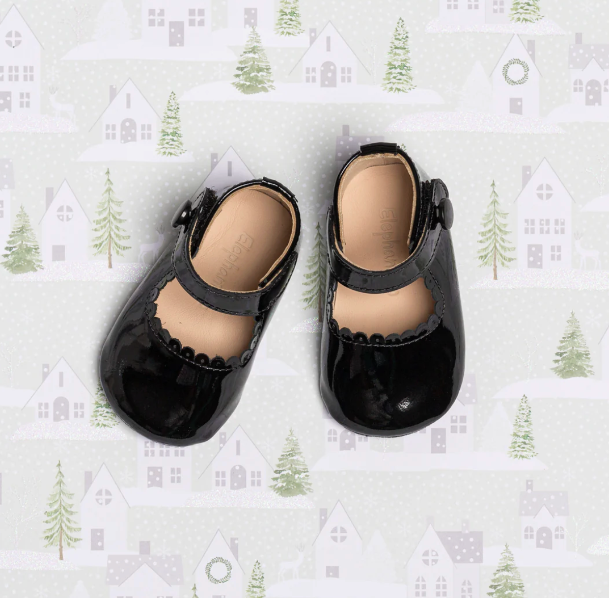 Baby Patent Crib Shoe