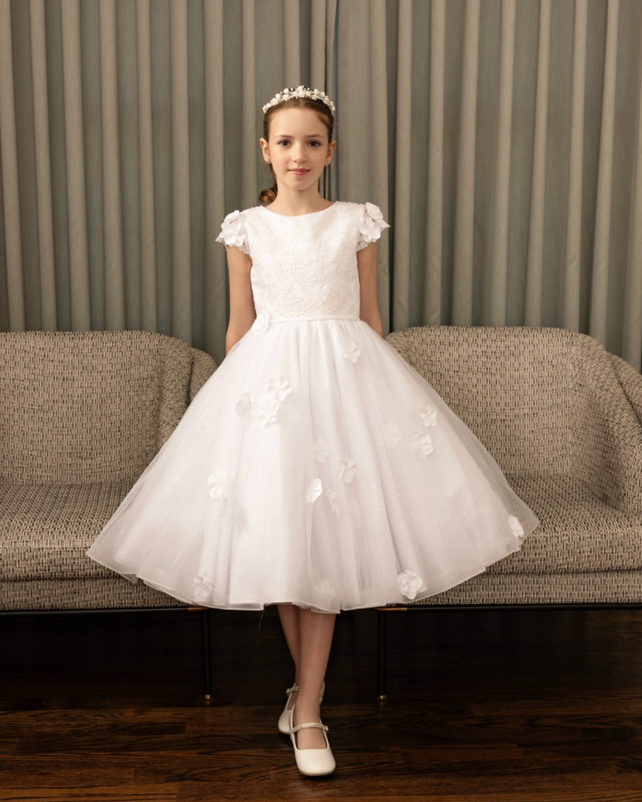 Sparkle Skirt Flower Dress