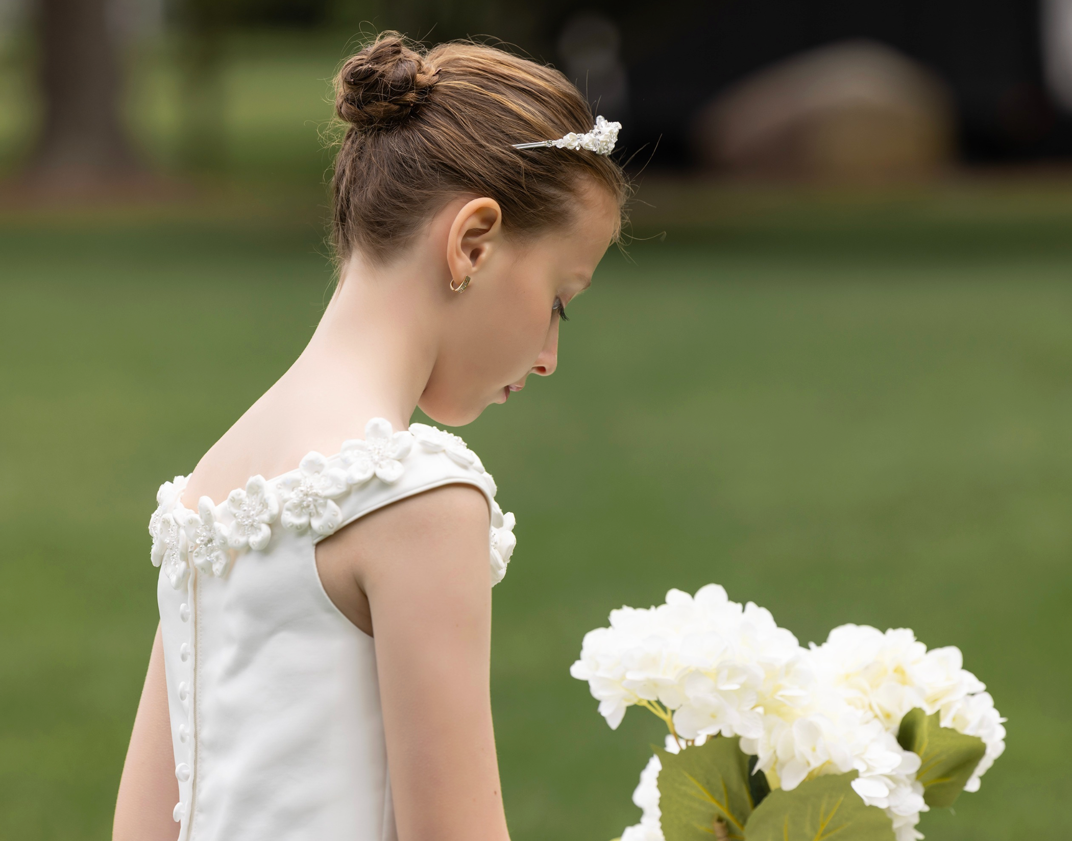 Off The Shoulder Flower Dress