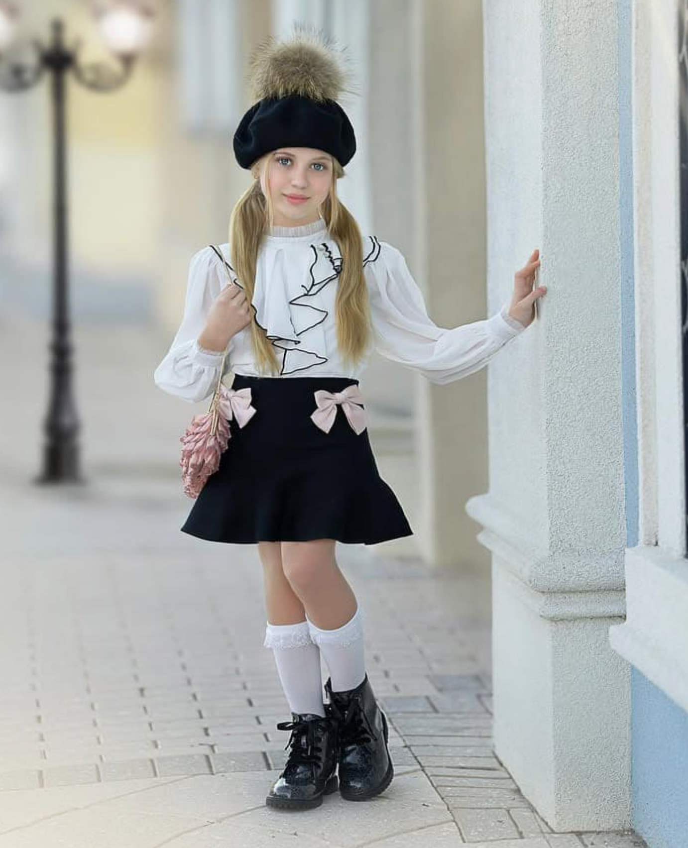 Lana Ruffled Knee Hi