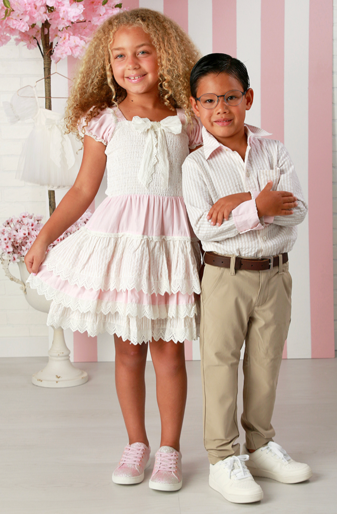 Boy's Sand Stripe Shirt