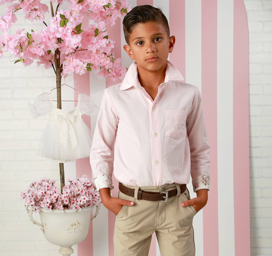 Boy's Pale Pink Shirt
