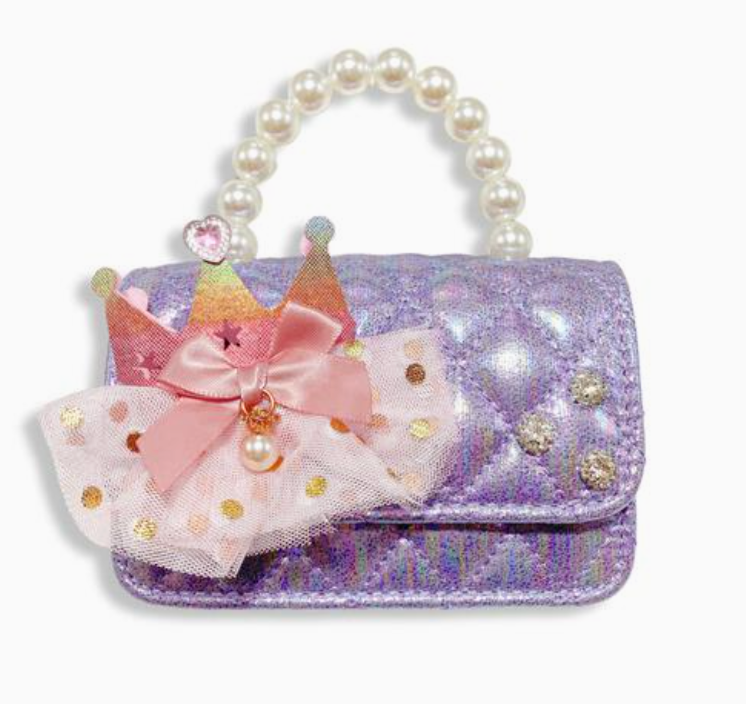 Crown Applique Purse