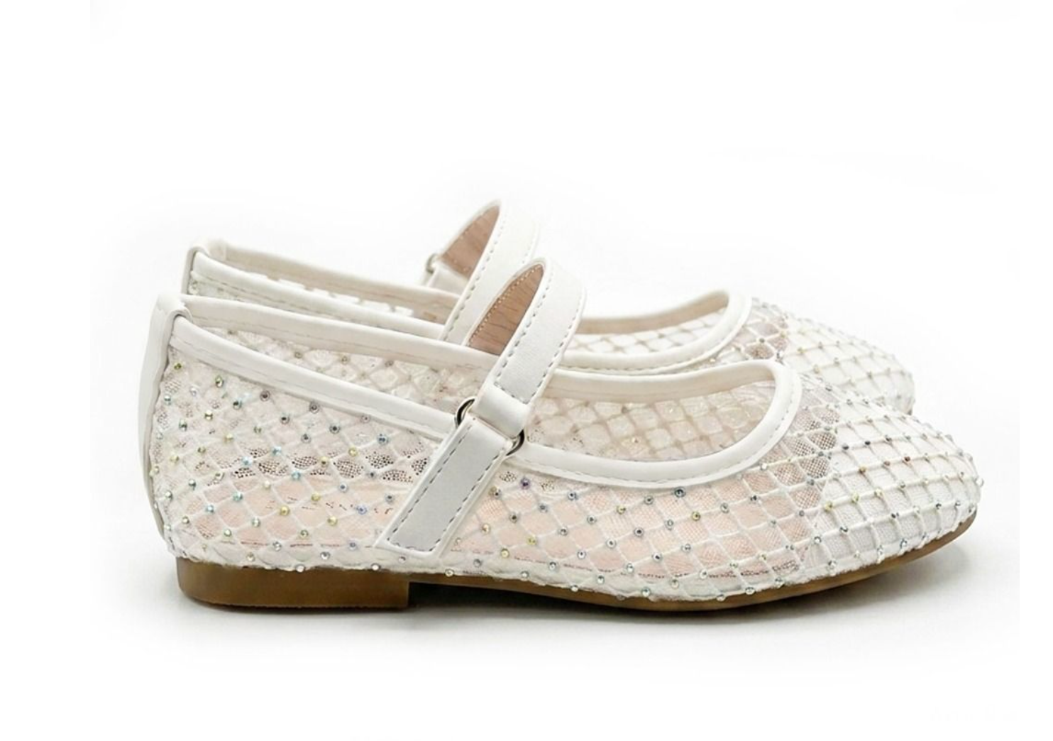 Freya Ivory Mesh Flat