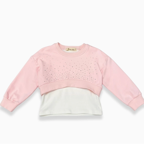Sparkle Twofer Sweatshirt