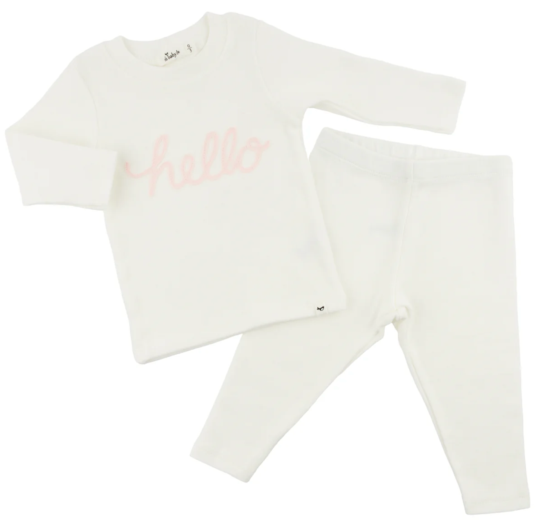 Pink Hello Legging Set