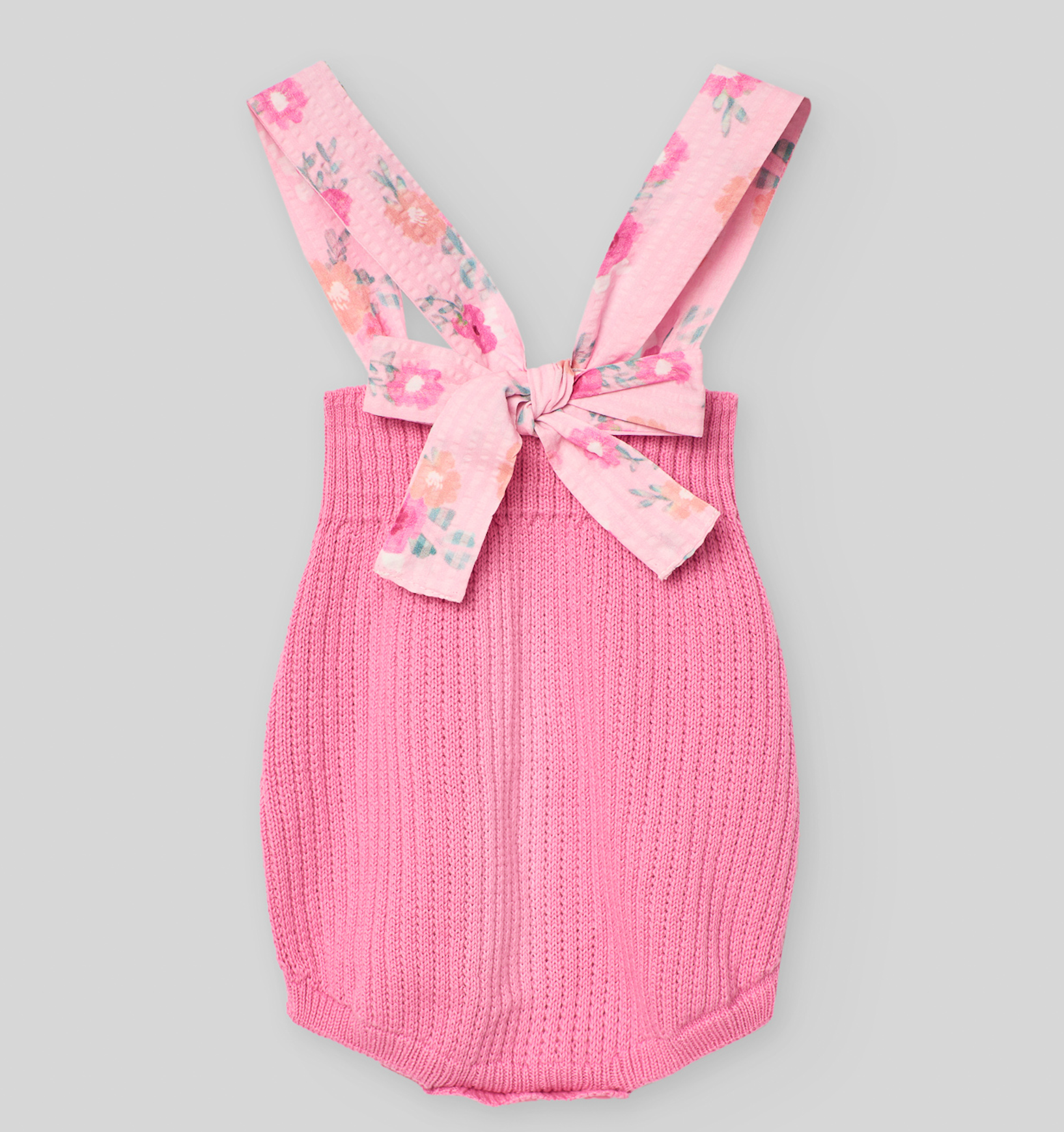 Gum Pink Knit Onesie
